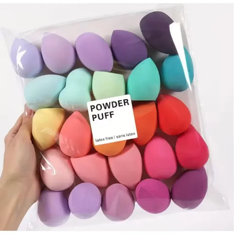 4/7/18piece makeup sponge set suitable for liquid BB cream powder application makeup egg dry wet dual-use powder puff girl