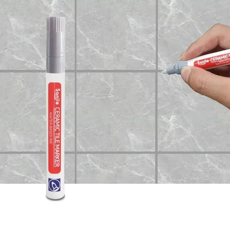 1/3 Pcs Waterproof White Marker Pen Wall Seam Repair Tiles Grout Markers Pens Floor Bathroom Decontamination Paint Brush Tools