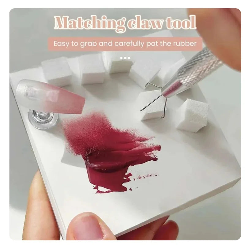 50/150pcs Ombre Sponge for Nails Soft Gradient Nail Sponge with Grabbing Pen Ombre Nail Brush French Tip Tool Manicure Design