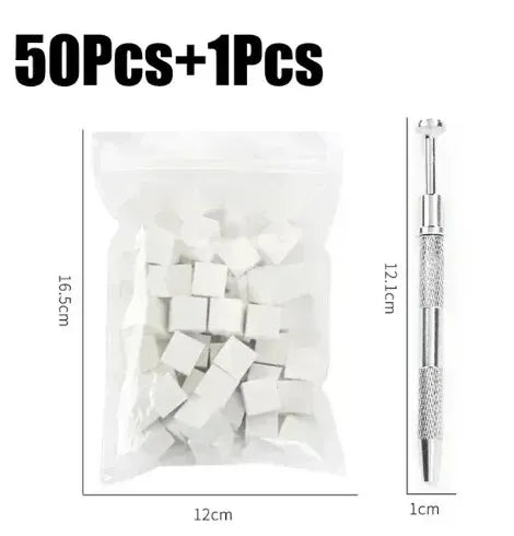 50/150pcs Ombre Sponge for Nails Soft Gradient Nail Sponge with Grabbing Pen Ombre Nail Brush French Tip Tool Manicure Design