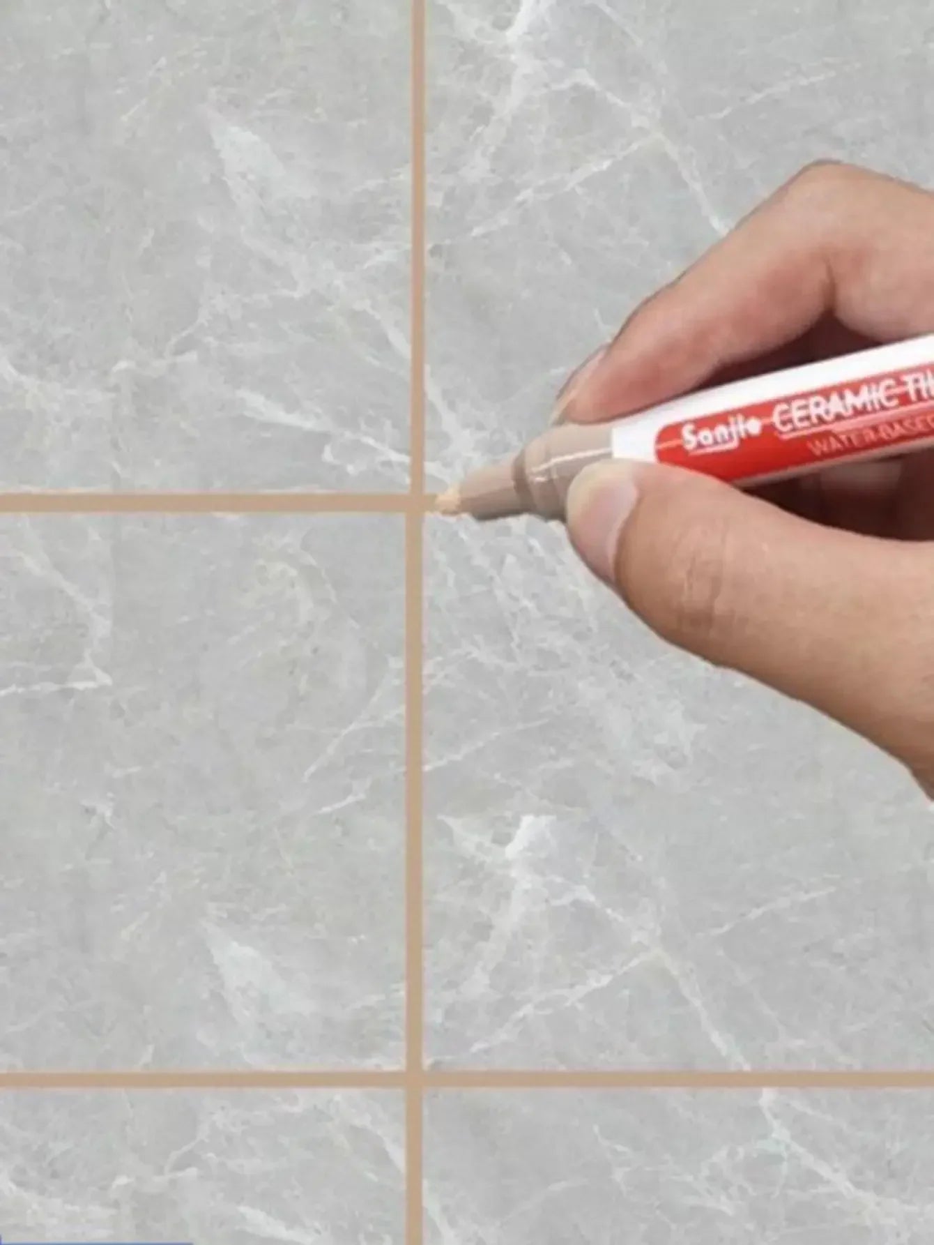 1PC Ceramic tile bathroom wall floor tile gap color repair anti-mildew waterproof whiteboard color repair pen